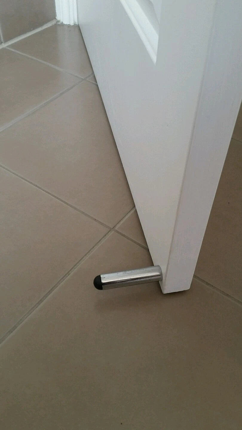 10 x 76 mm door stops brushed nickel stainless finish