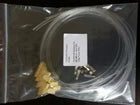 6 x Picture Rail Hooks Gold with Hanging Kit Maximum Capacity 4kg